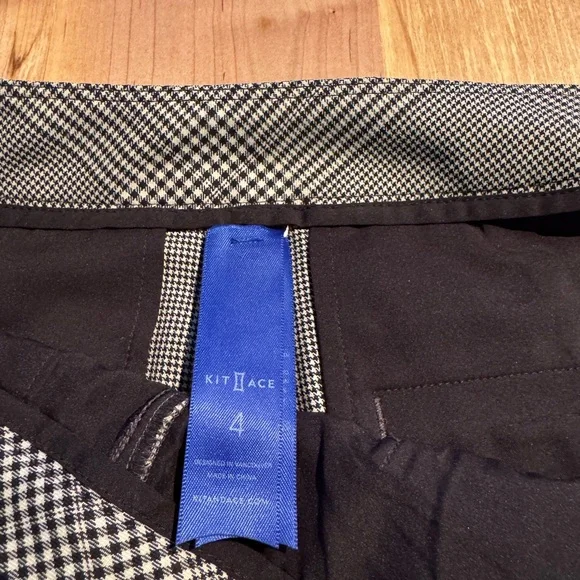 Kit and Ace Black and White Checkered Pants - Picture 7 of 7